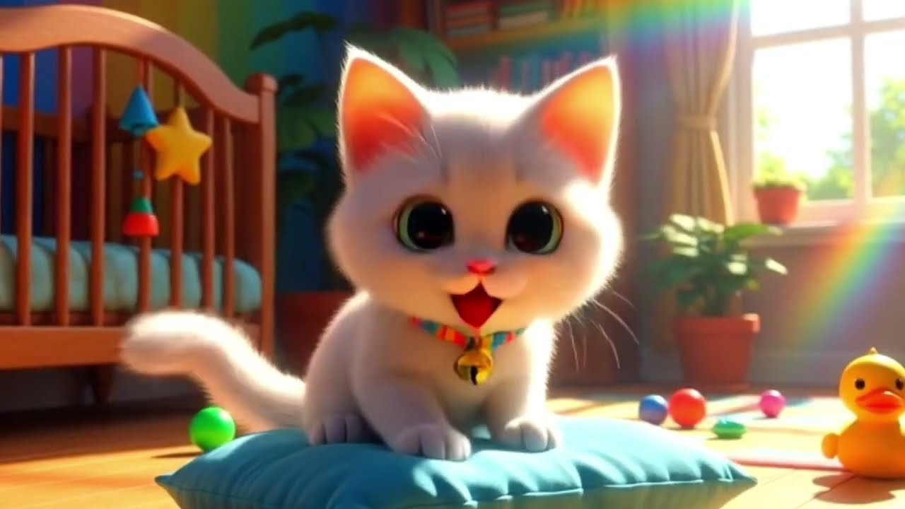 The Cat Song | Meow Meow Song for Kids 