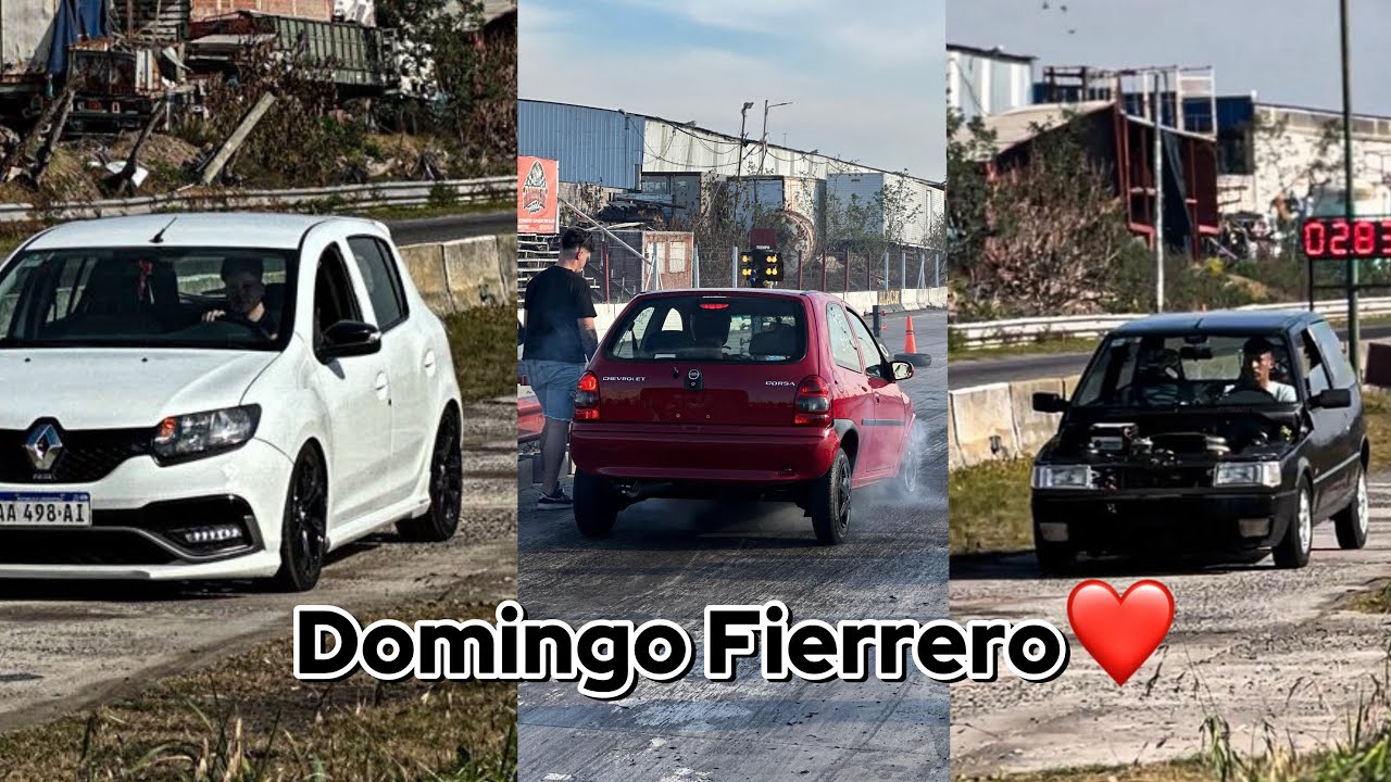 Dia del amigo en el Picodromo 🙌🏼 Corsa 1.8 , Fiat Scr , Sandero Rs 🏁