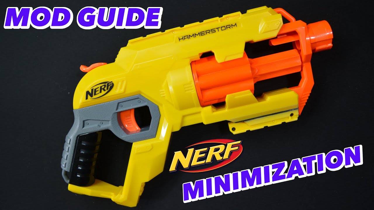 [Mod Guide] NERF HAMMERSTORM MINIMIZATION (How to minimize your Nerf Alpha Strike Hammerstorm)