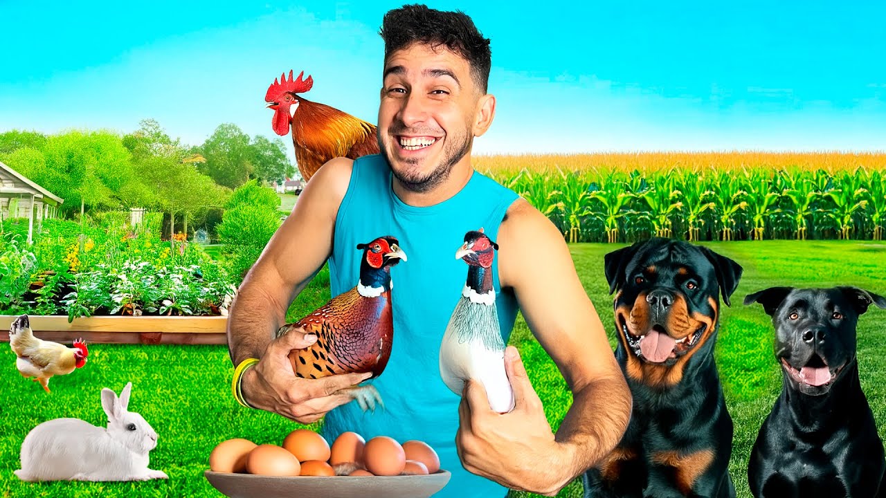 Harolin Se Queda Solo en La Finca 🏡🌿 Nuevos Animales en la Finquita Bonita