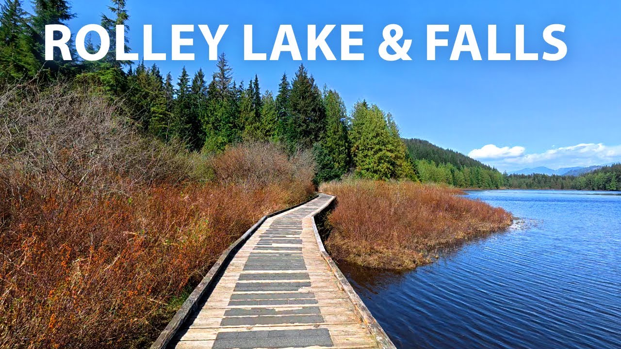 Serene Springtime hike around Rolley Lake and up to Rolley Falls, Mission BC Canada