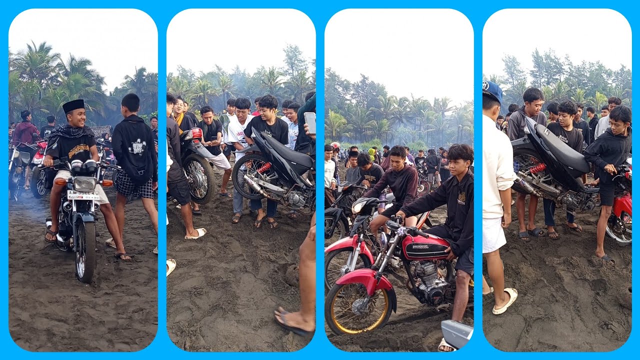 Blayer 4tak Adu Geber Knalpot SUZUKI SATRIA 