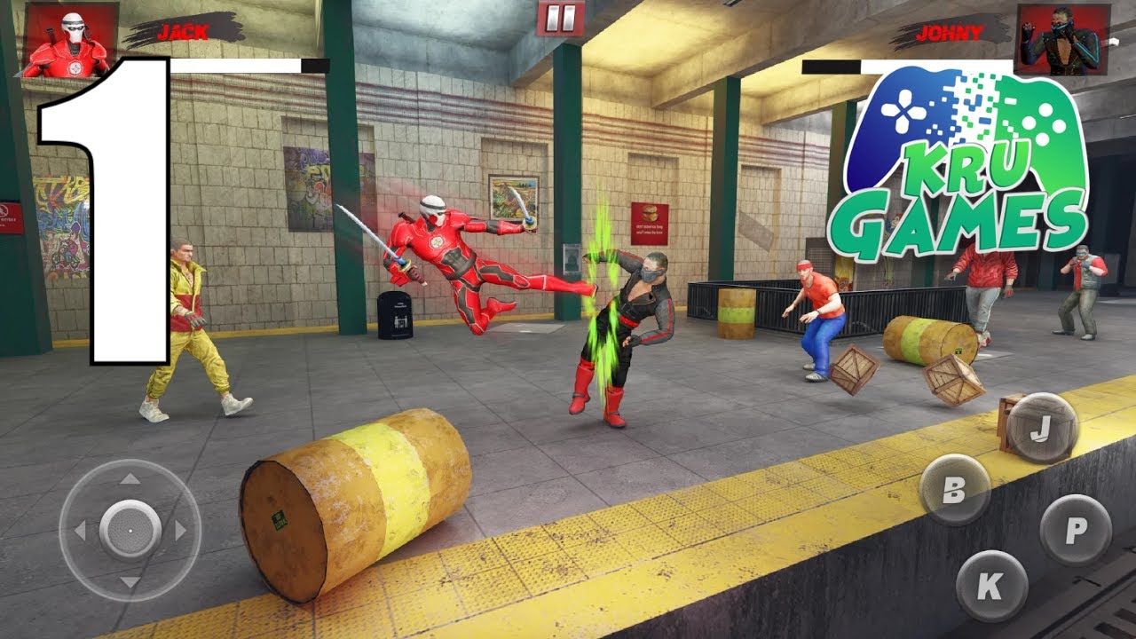 Ninja Superhero Fighting Games: City Kung Fu Fight Gameplay Walkthrough #1 (Android, IOS)