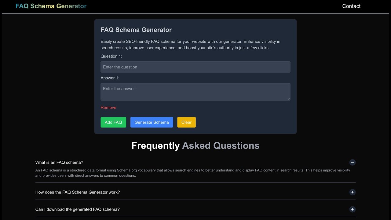 How to Use FAQ Schema Generator | Create FAQ Schema Markup |  