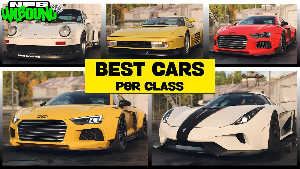 NFS Unbound Best Cars Per Class in Volume 7
