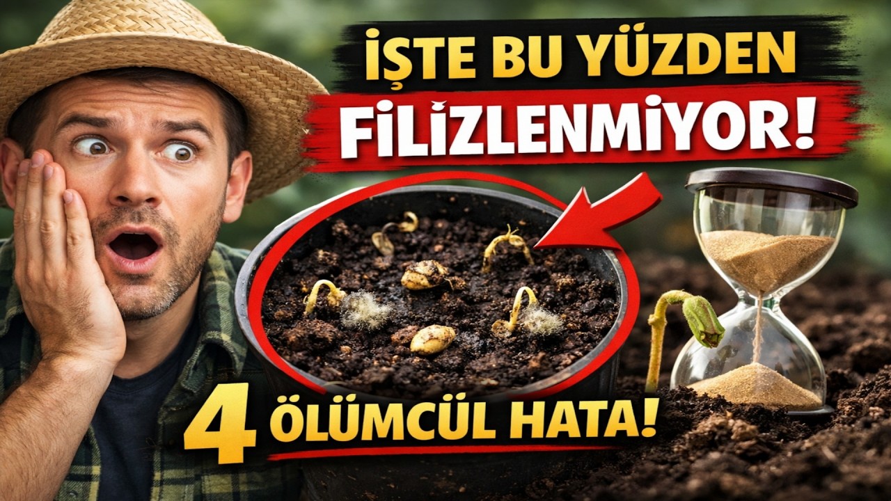 İŞTE BU YÜZDEN FİLİZLENMİYOR! 🌶️ Tohum Ekerken Yaptığınız 4 Ölümcül Hata (ve Basit Çözümleri)