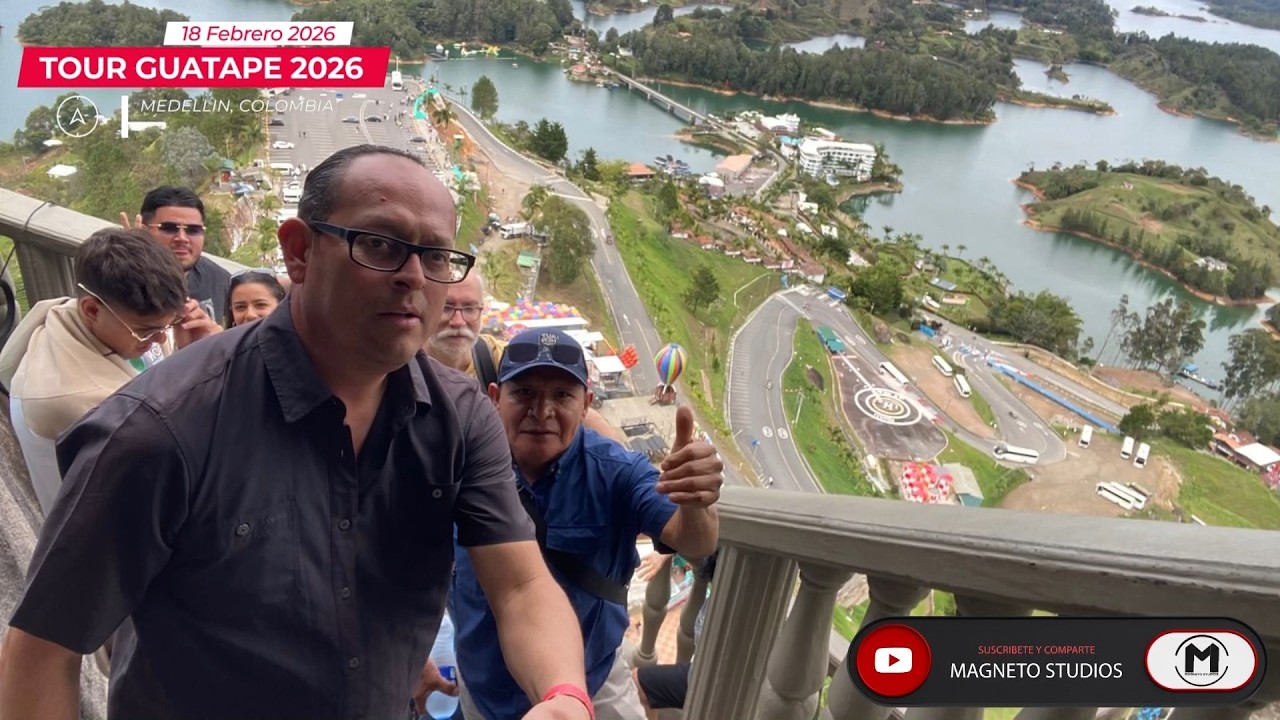 RUMBO A GUATAPÉ: ¿Vale la pena subir los 700 escalones de la Piedra del Peñol?