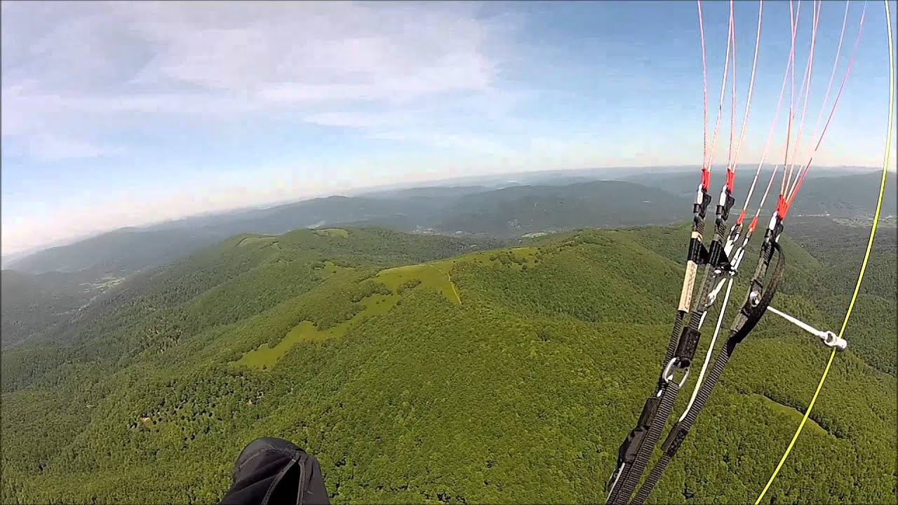 Bieszczady Roztoki paralotnie
