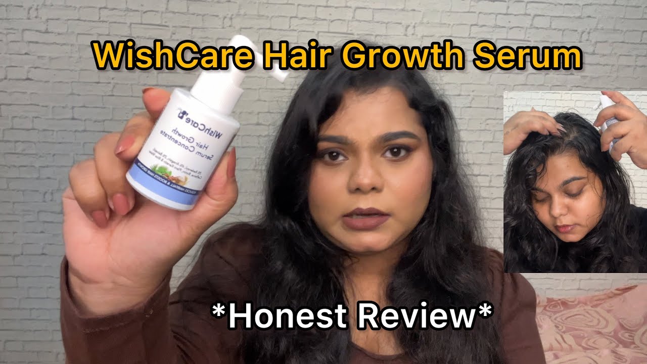 WishCare Hair Growth Serum Review | Did it grow my hair? Stop hairfall? Honest Review #wishcare