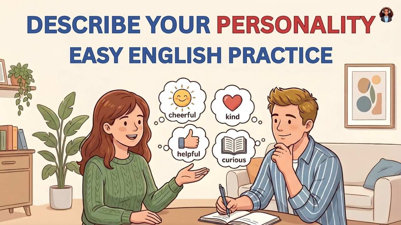 Daily English Conversation | Describing Your Personality | Simple English Practice