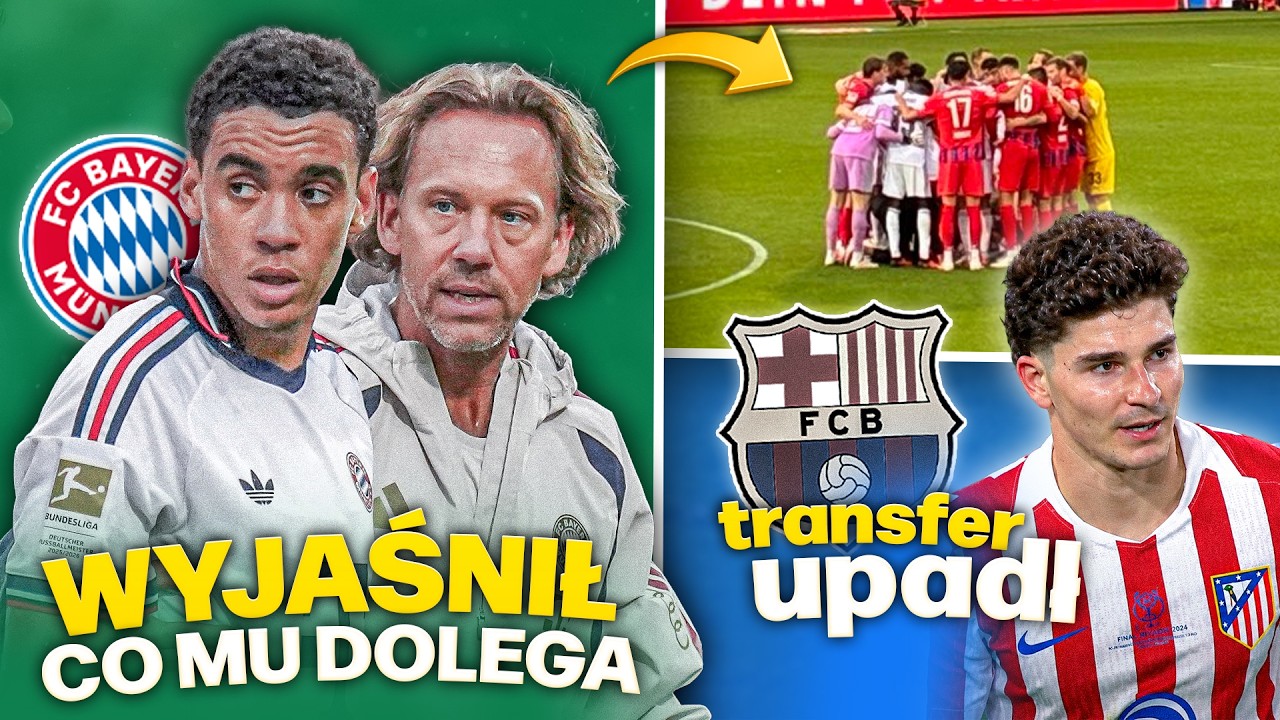 Jamal Musiala ZNOWU STRACIŁ PRZYTOMNOŚĆ&hellip; Julian Alvarez NIE DOŁĄCZY do FC Barcelony!