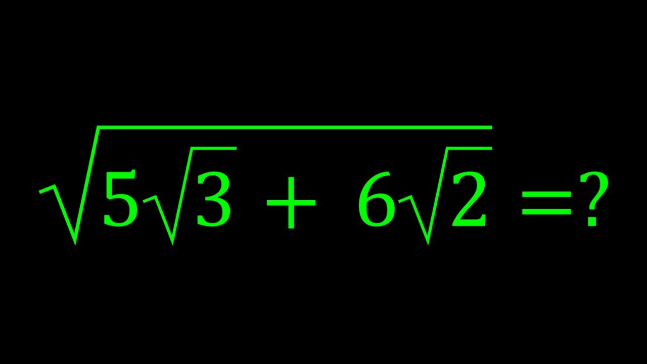 Denesting a Radical Using a Formula
