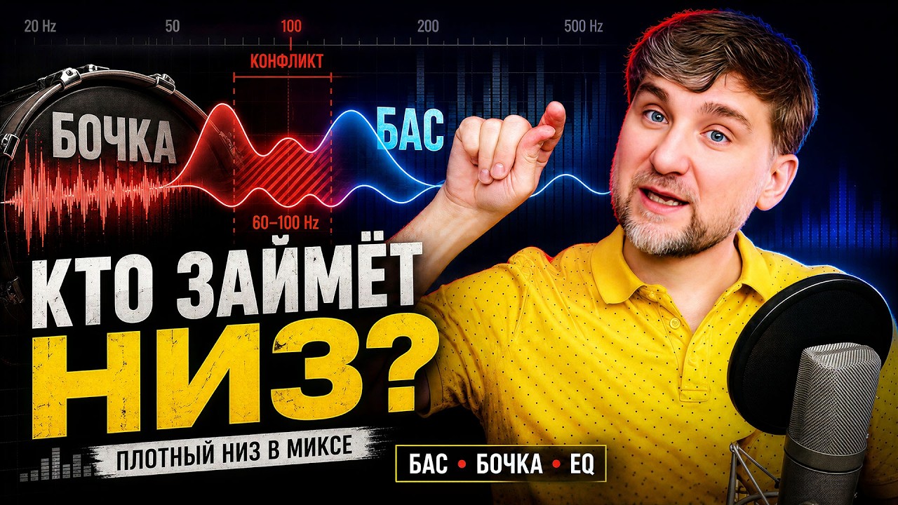 Сколько низа резать, чтобы ничего не мешало басу? Эквализация и частотные диапазоны (№391)
