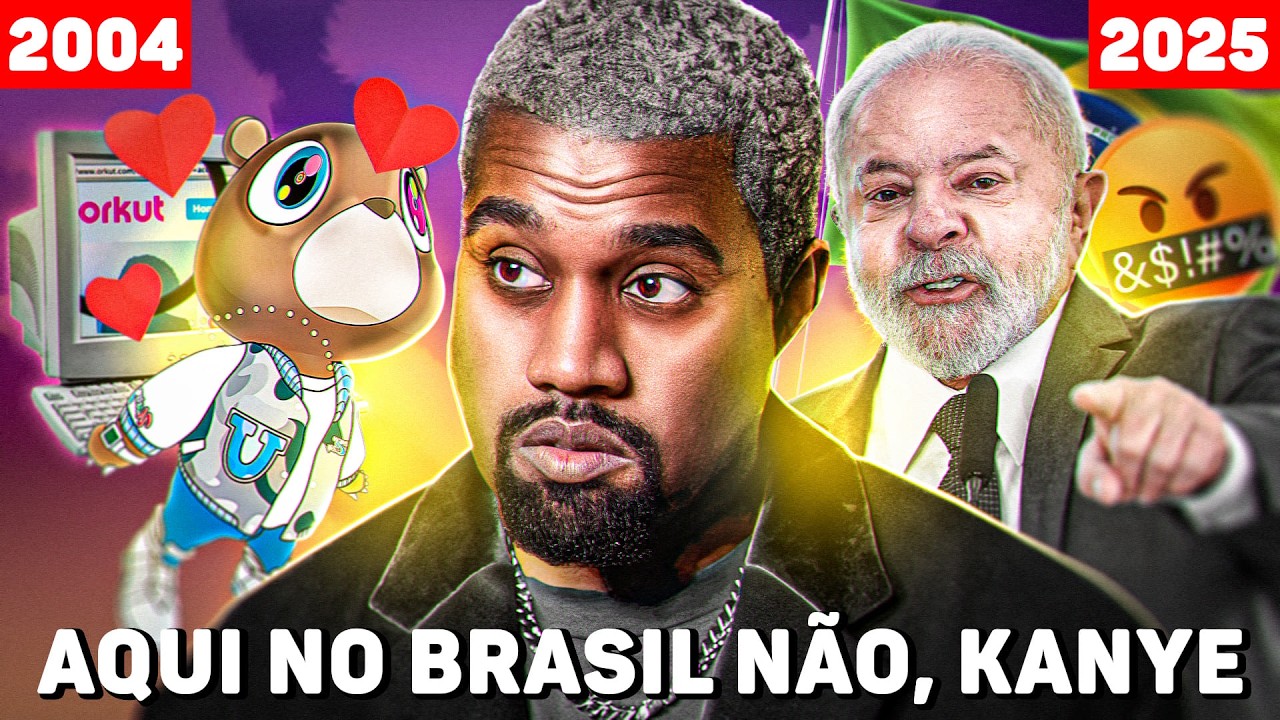 POR QUE O BRASIL TÁ DE SACO CHEIO DO KANYE WEST?