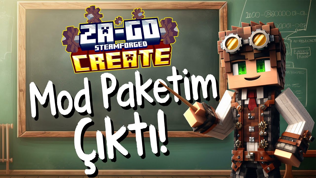 Kendi Mod Paketim Sonunda &Ccedil;IKTI! | Create: Steamforged