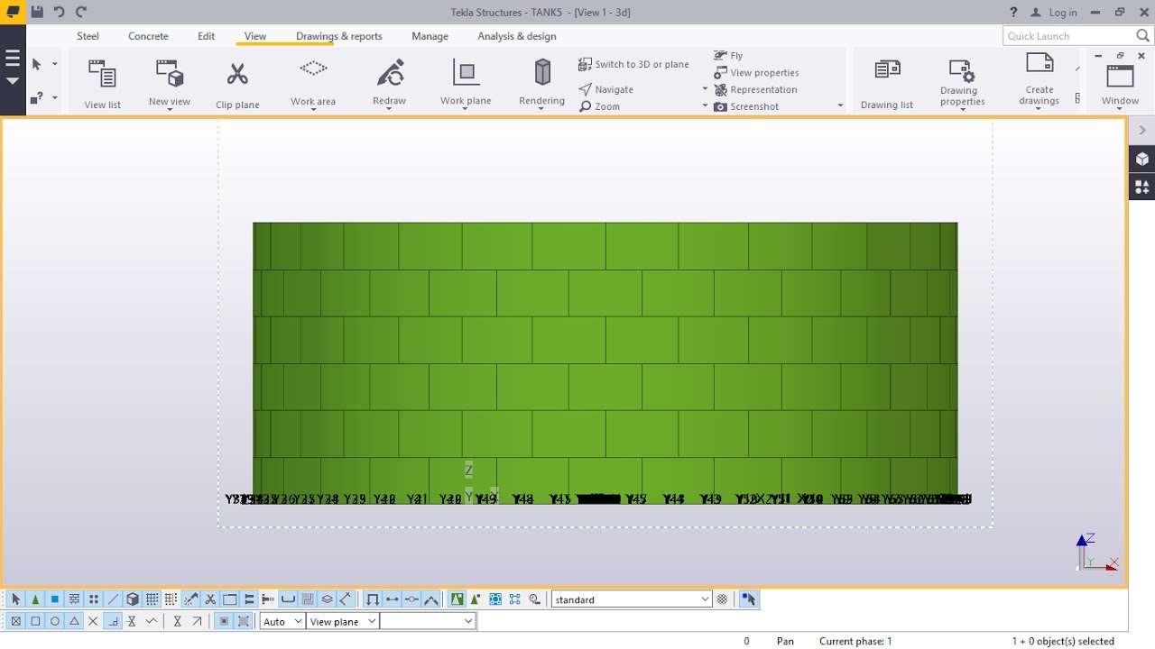 Fuel Storage Tank Creation Part -1 in Tekla Structures 2016
