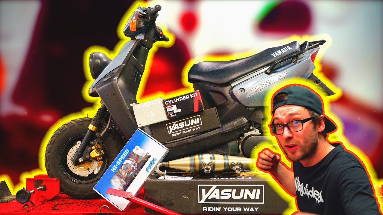 Scooter OVERHAUL - (Big Bore Yamaha Zuma Build)