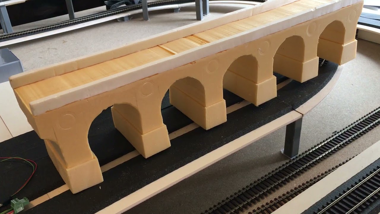 Bau einer Modelleisenbahn von Grund auf - Teil 6 - Bau des Viadukts Teil 1