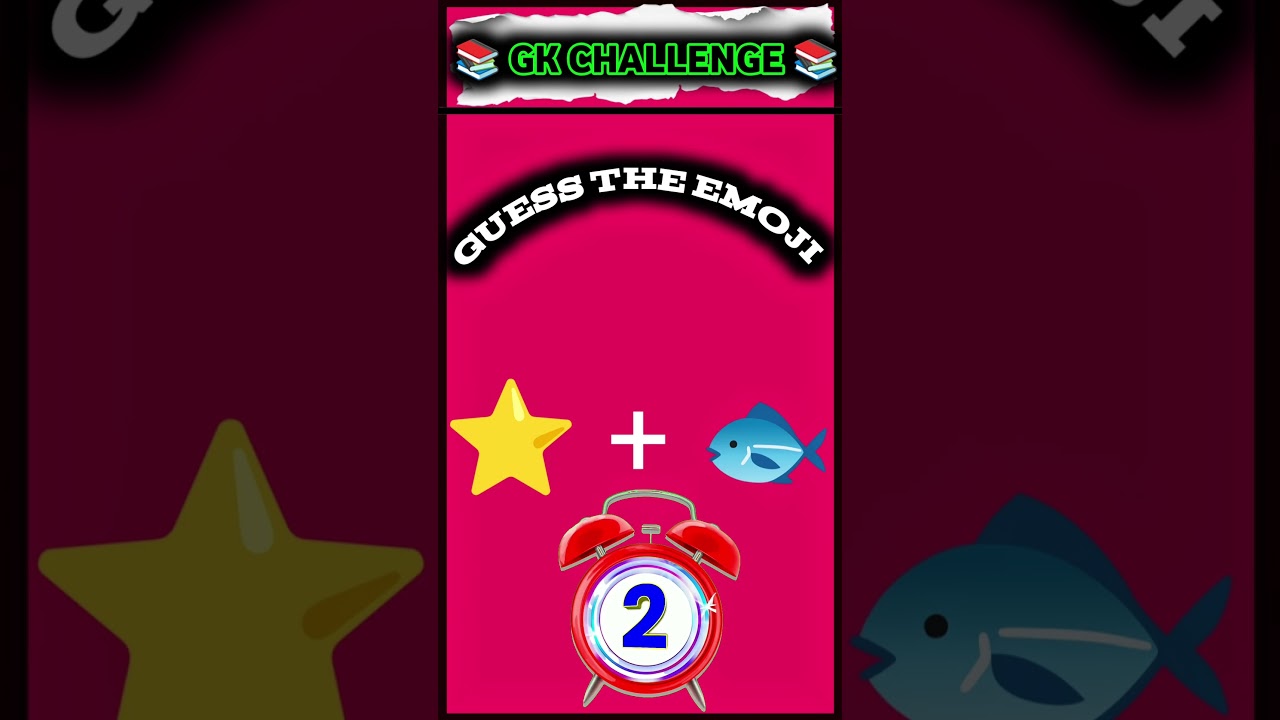 🤔 Guess The Emoji Challenge!