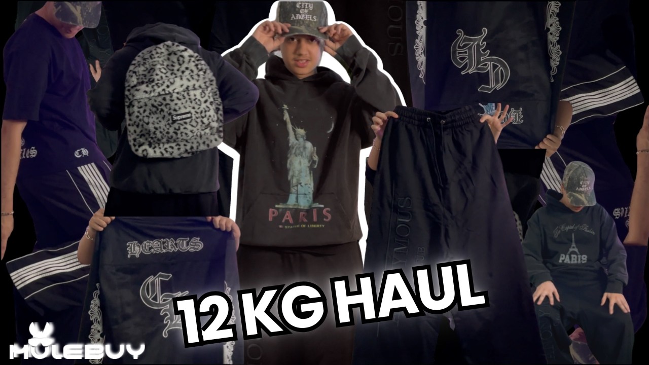 12KG MULEBUY HAUL! (Chrome hearts, Balenciaga, Supreme & More!