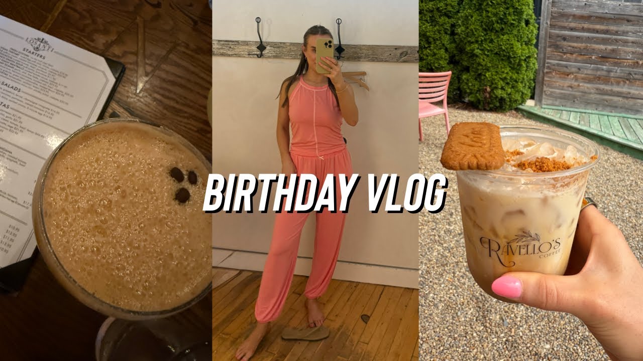 birthday vlog + shopping haul!