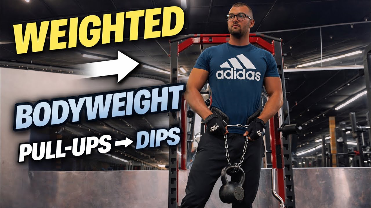 I Did Weighted Pull-Ups & Dips Back-to-Back (10–8–6–4–2 Pyramid)