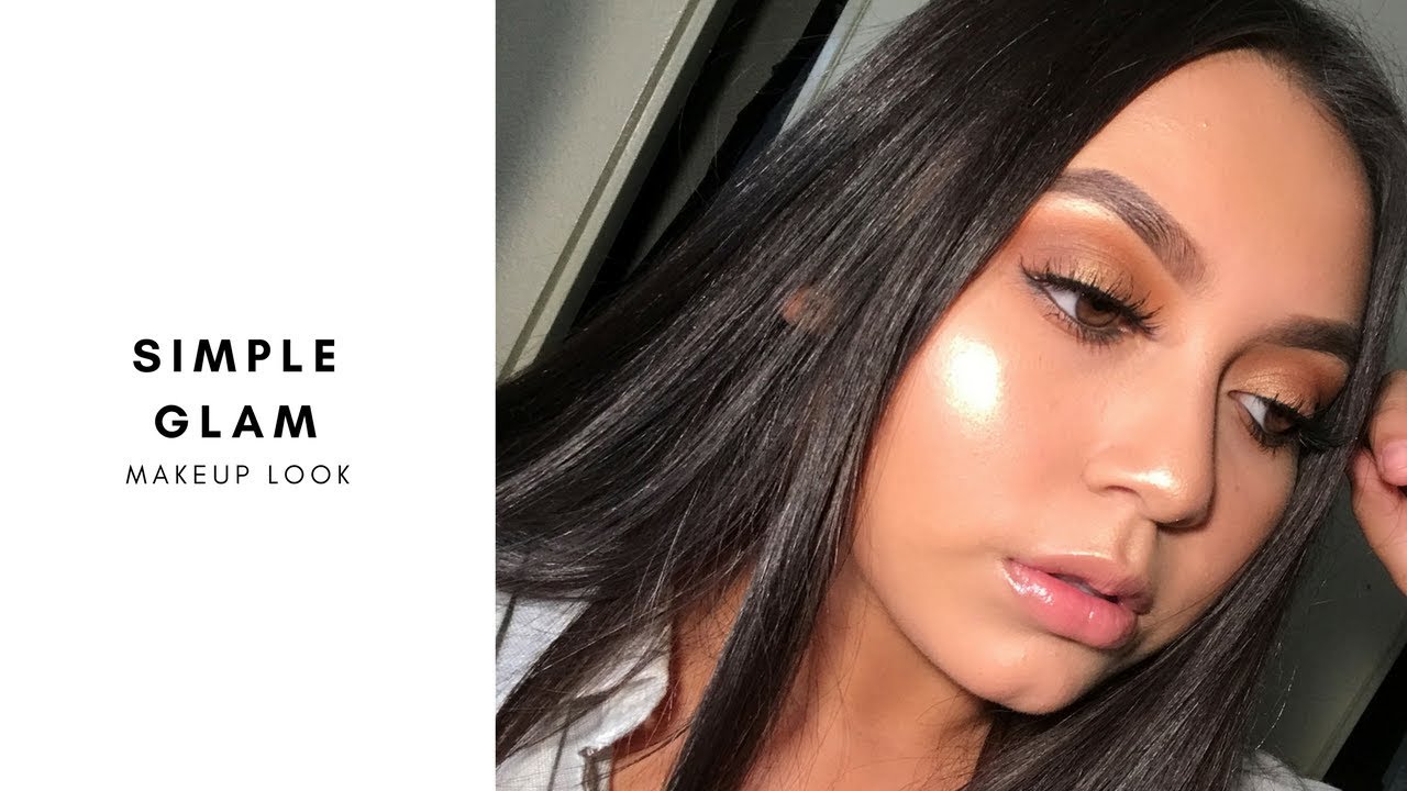 SIMPLE GLAM MAKEUP LOOK