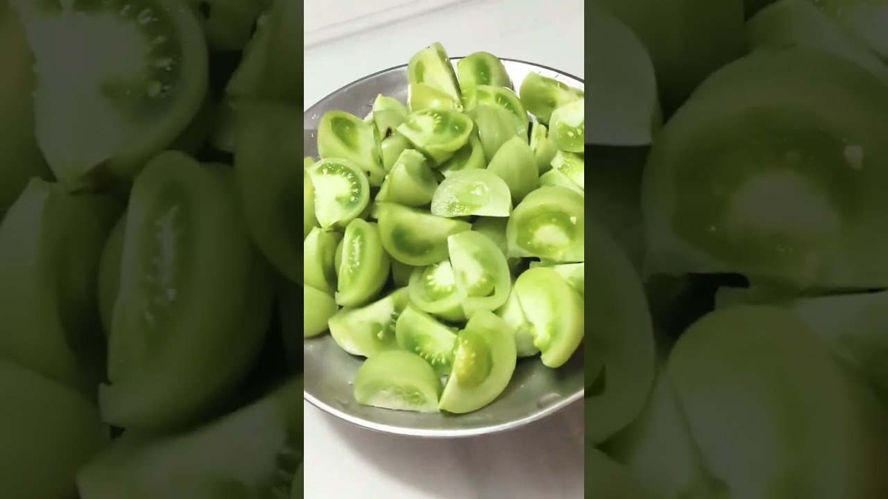 कच्चे टमाटर की भरवा सब्जी। भरवा सब्जी। टमाटर की मसालेदार भरवा सब्जी masaledar tamatar sabji recipe