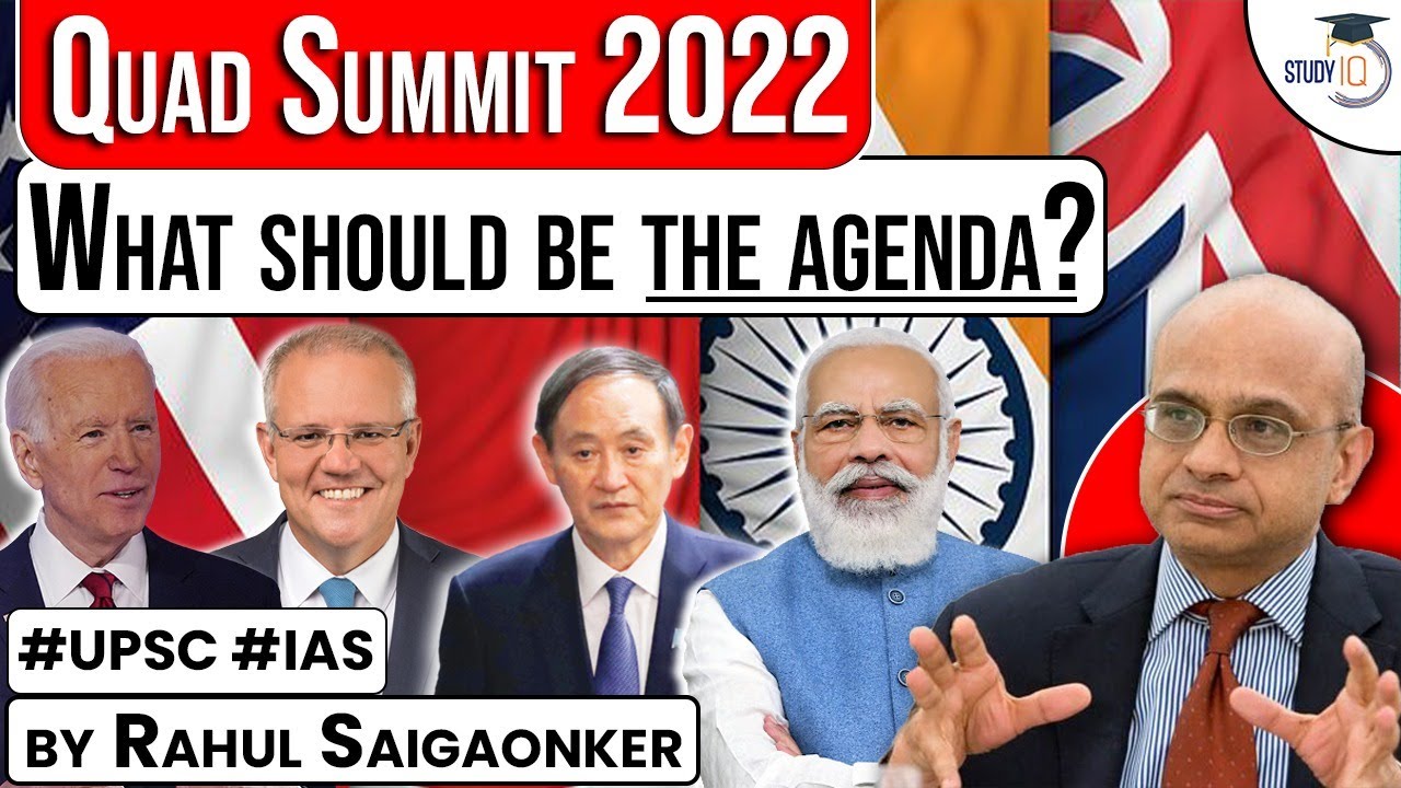 Quad summit to be held on May 24 2022. Should QUAD isolate China economically? | UPSC