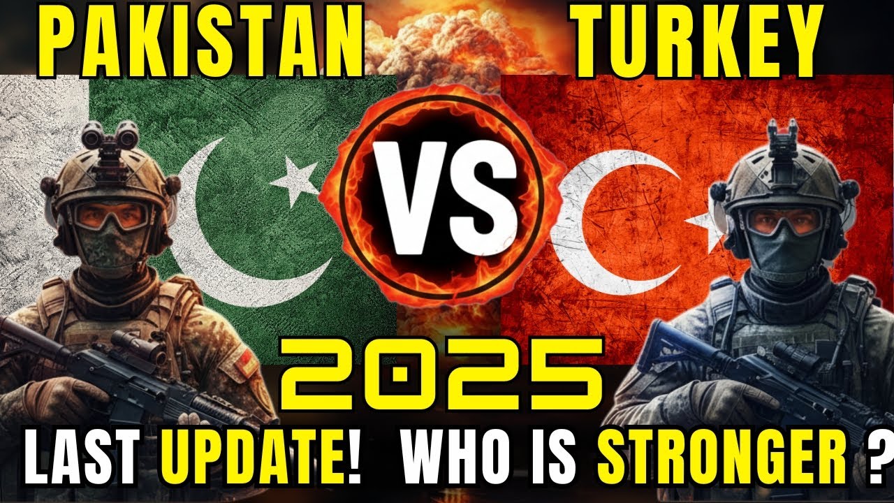 Pakistan 🇵🇰 vs 🇹🇷 Turkey Military Power Comparison 2025 | Who Is Stronger?