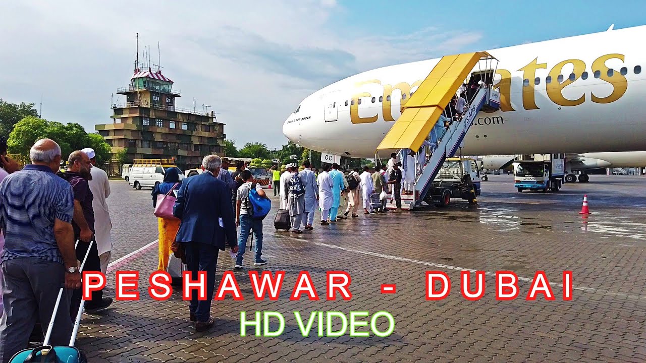 PESHAWAR AIRPORT  NEW TERMINAL FULL VIDEO::PESHAWAR TO DUBAI FLIGHT ::