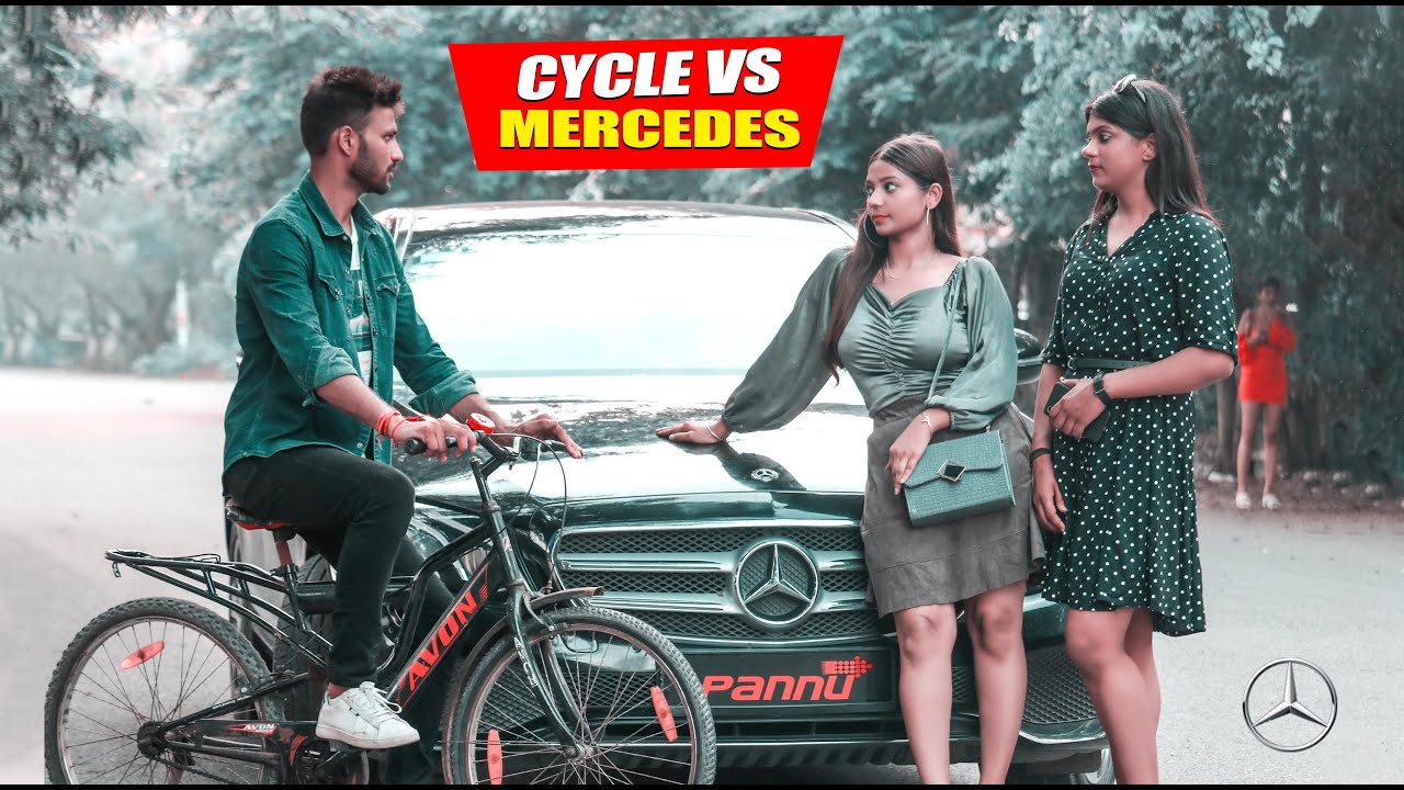 Cycle Vs Mercedes | Yogendra Sharma