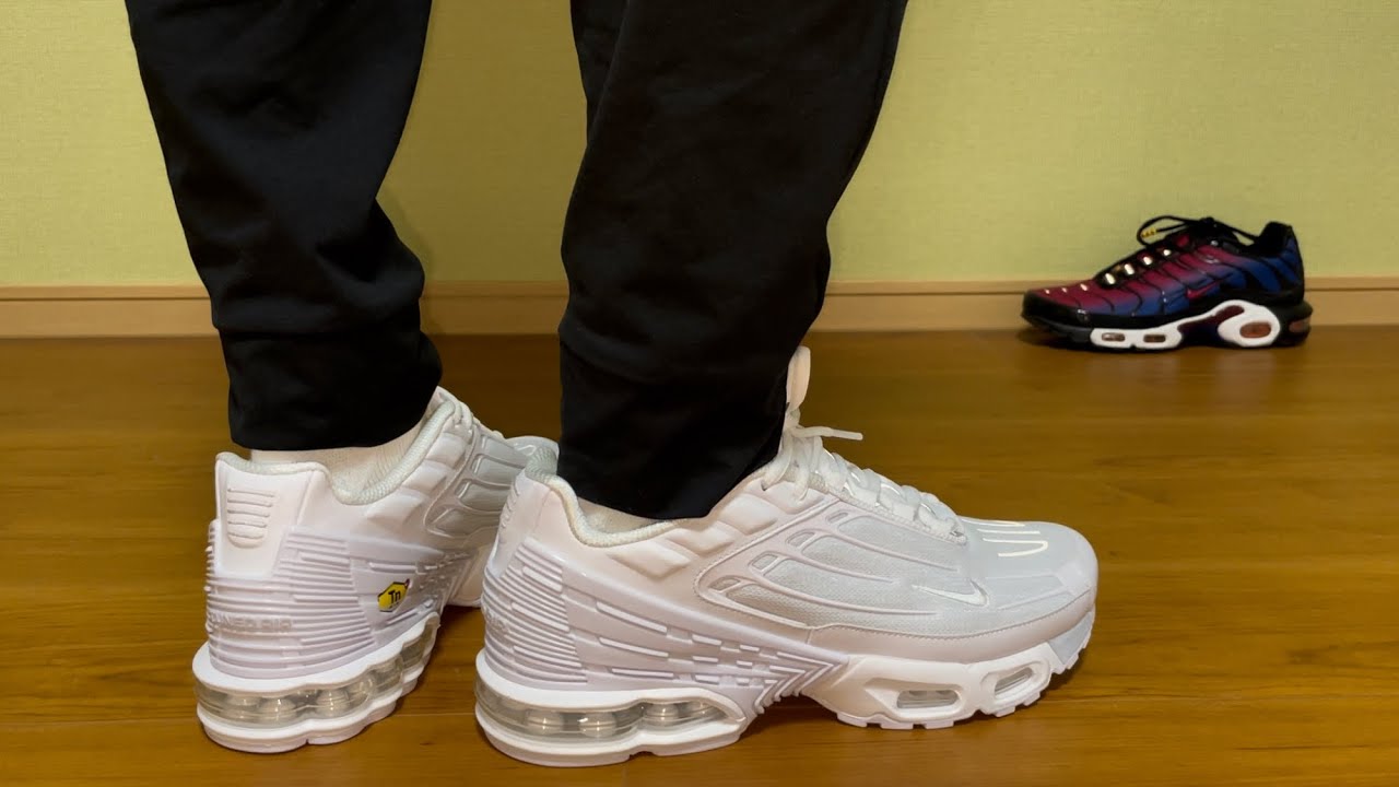 NIKE AIR MAX PLUS 3 WHITE/WHITE-VAST GREY #airmaxplus3
