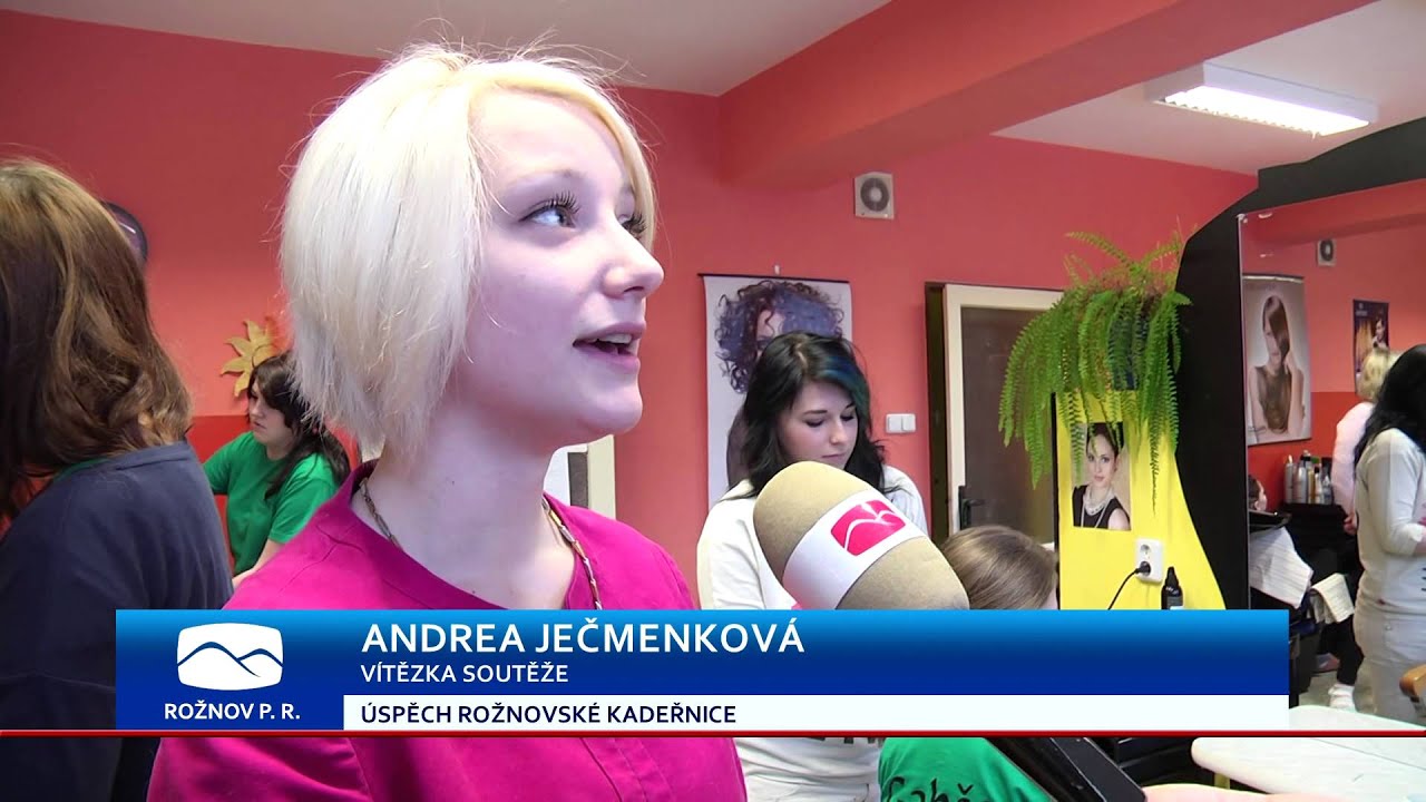 Kadeřnice Andrea Ječmenková z rožnovské školy je mistryní republiky