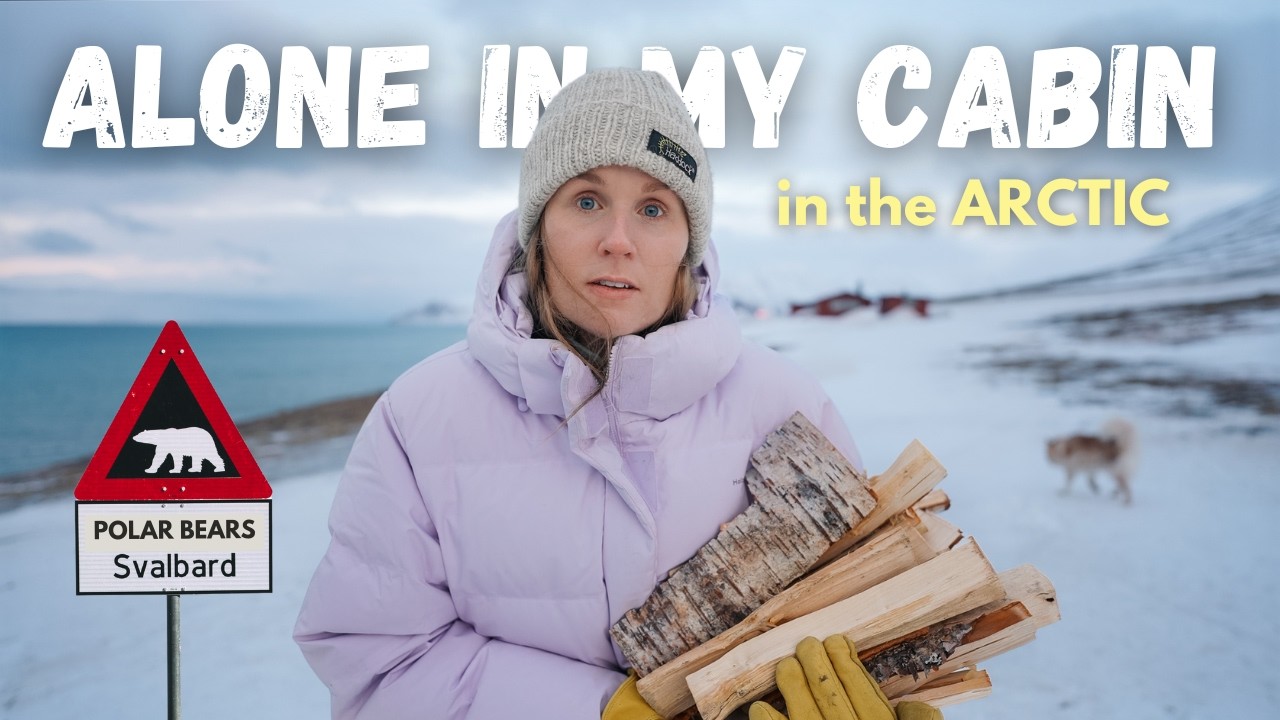 Alone in my CABIN on Svalbard ︱ an island close to the North Pole
