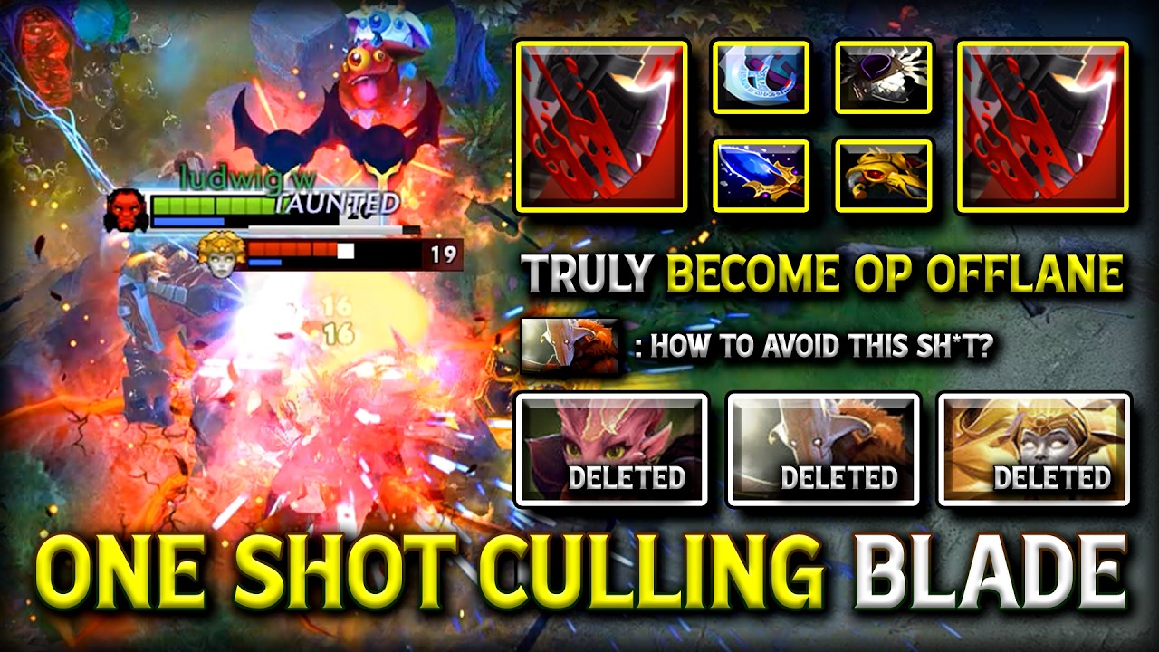 AXE Offlane One Shot Culling Blade