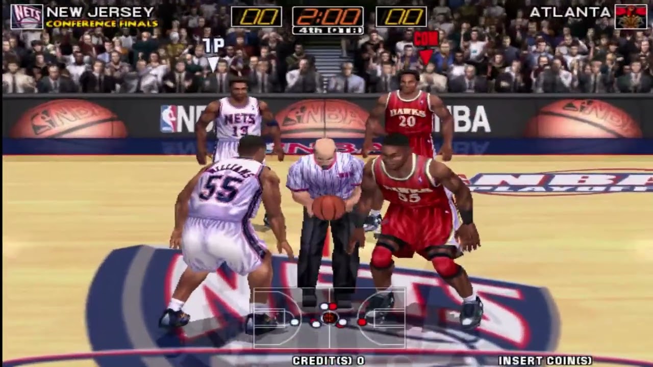 Virtua NBA (1999) New Jersey Nets /Stephon Marbury/Kendall Gill /Kerry Kittles /Cage /Van Horn