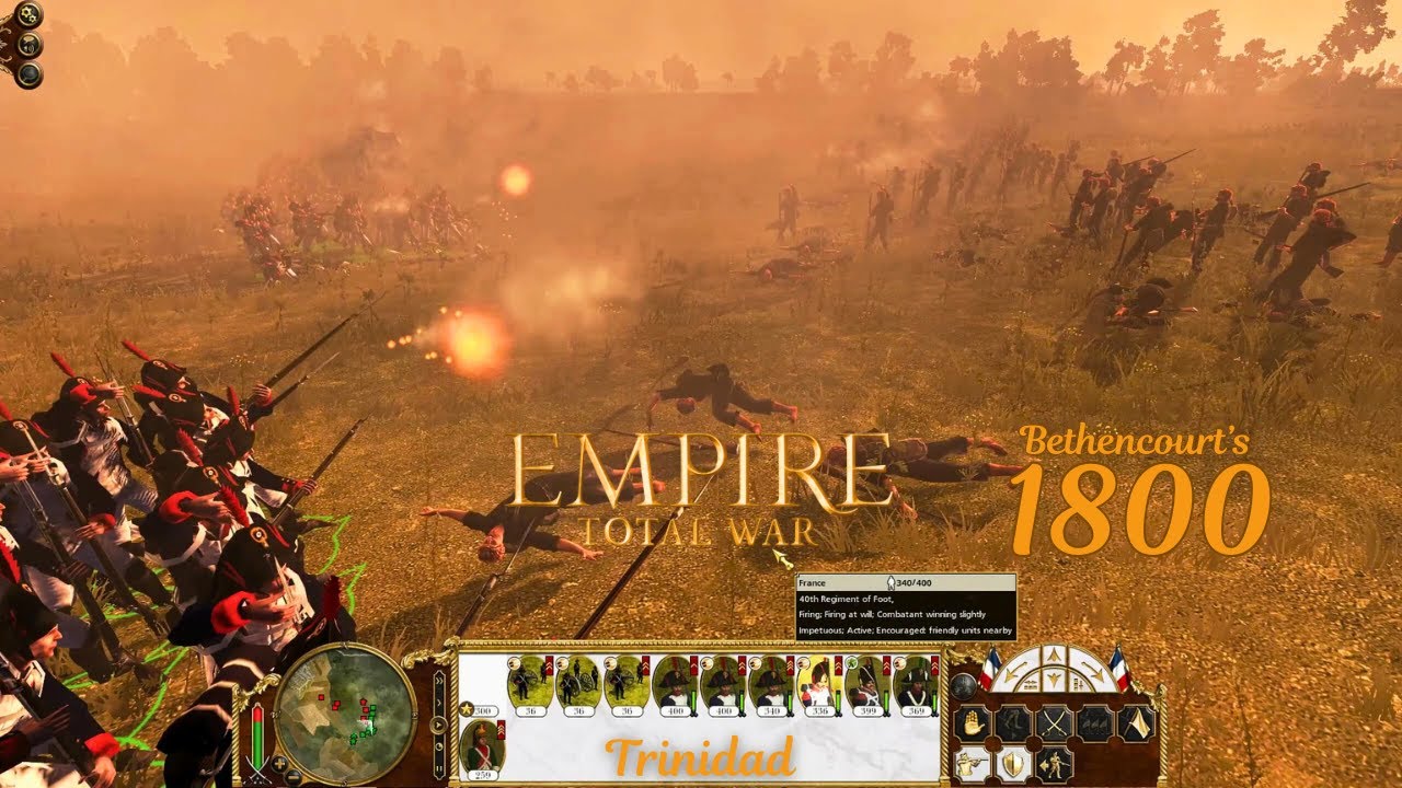 Empire TW 1800 MOD FRANCE [NAPOLEON] ЧАСТЬ 40 КАМПАНИЯ TRINIDAD VH/VH