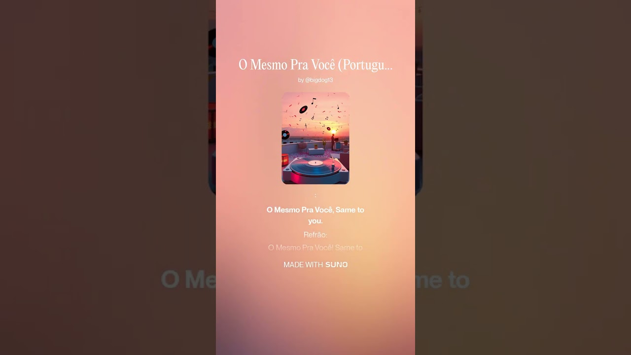 O Mesmo Pra Você (Portuguese Pagode) (Female) Same To You | Verman Bedessee and BDC A.I.M. Band