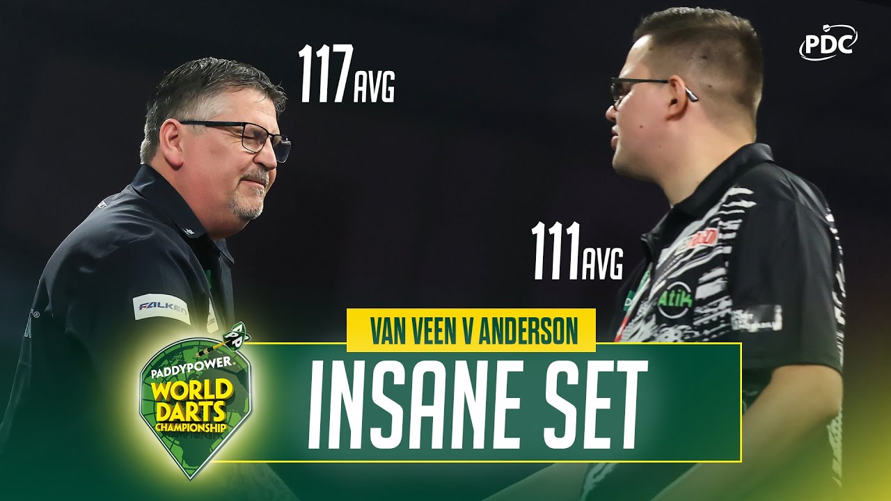 ABSOLUTELY INSANE SET! Gian van Veen v Gary Anderson - 2025/26 Paddy Power World Darts Championship