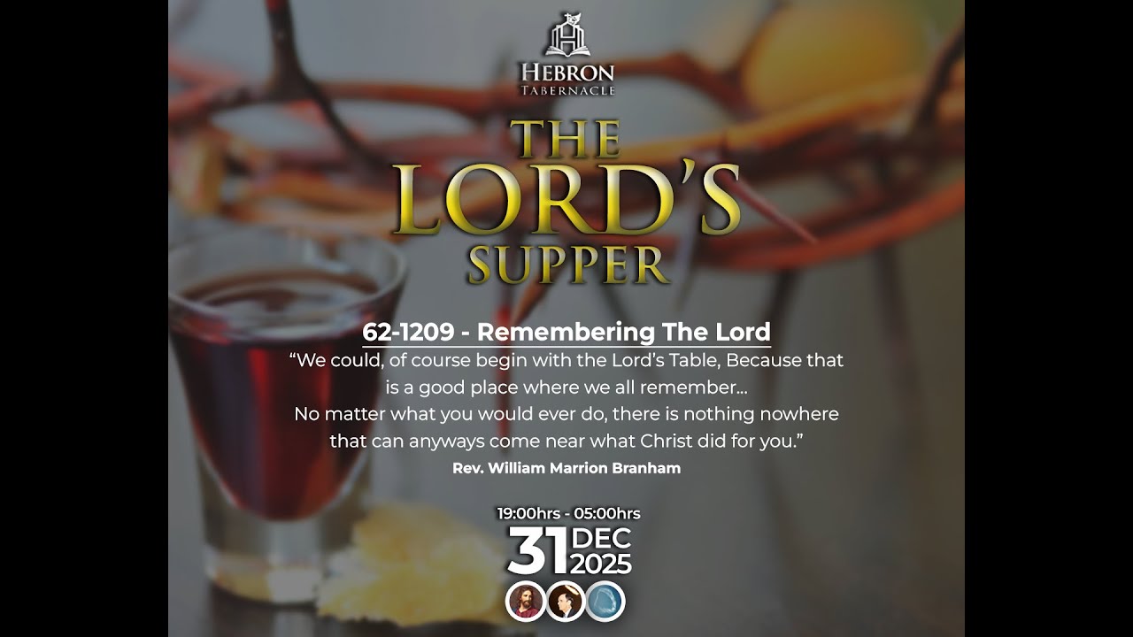 The Lord's Supper (December 31, 2025)