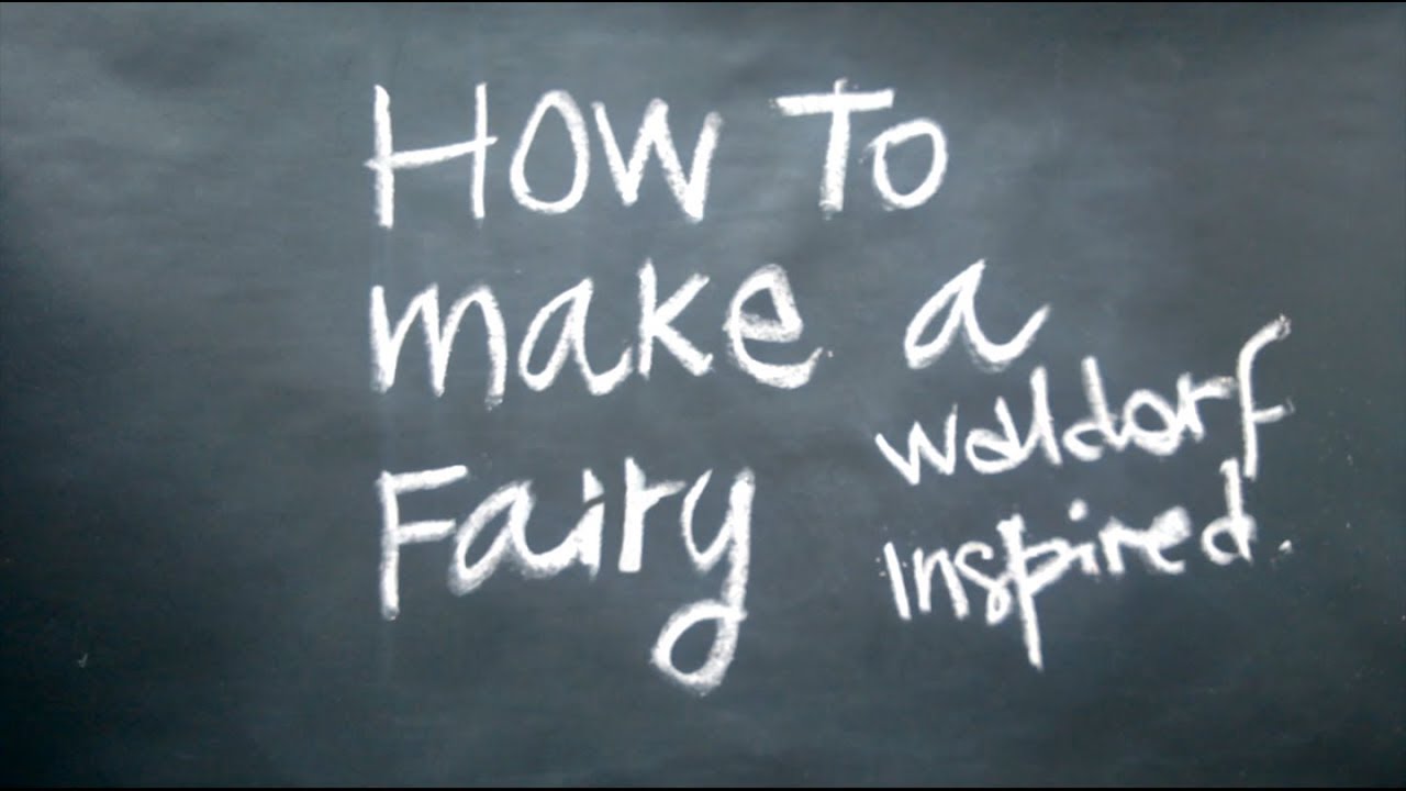 DIY - Wool Fairy Doll Waldorf inspired