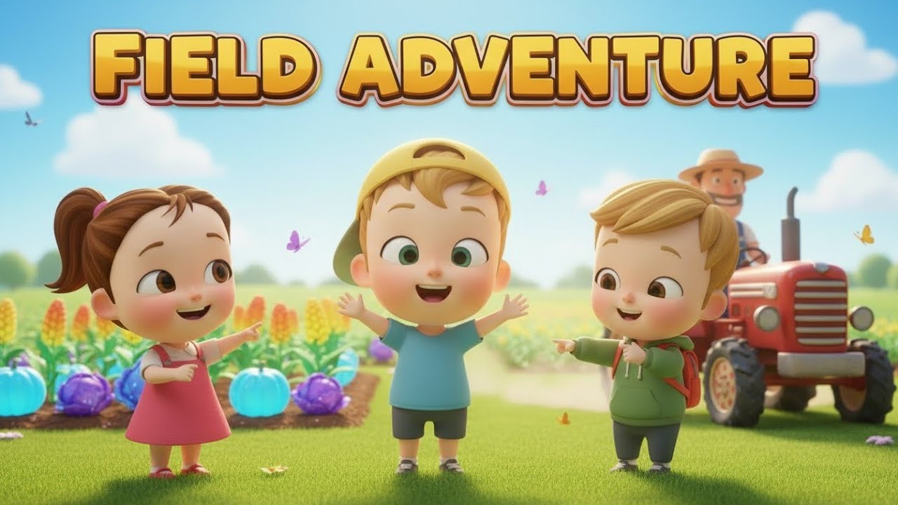 Kids Field Trip Adventure 🌾🚜 | Learn Farming Fun | Tiny Stars Learning