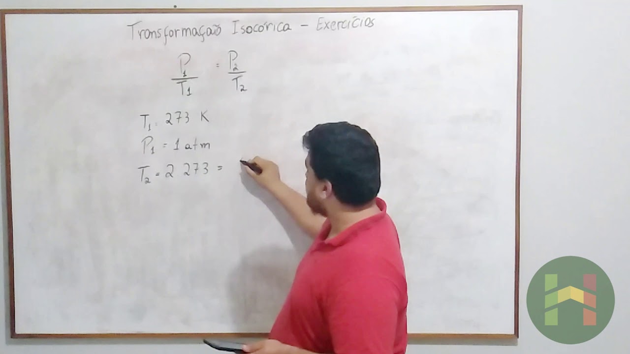Física - Transformação Isovolumétrica - Exercício