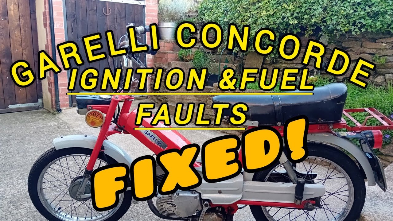 1974 Garelli Concorde. No spark No fuel. Let's fix it🔧#vintagemoped #garellimoped