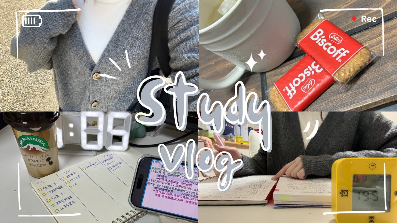 【Study Vlog】仕事の合間に勉強する日々📚/勉強する理由って必要？/充実感を手に入れたい🫠