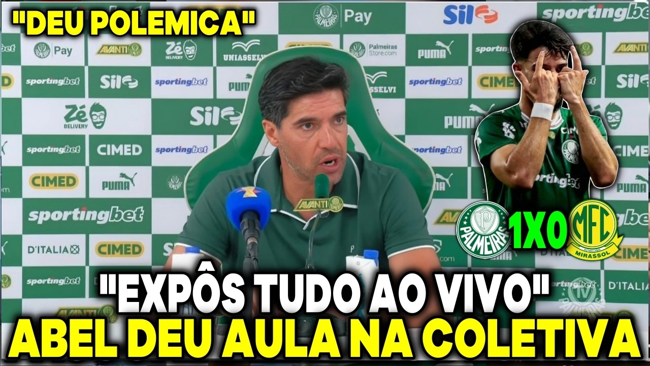 🔥DEU NA LATA! ABEL DEU AULA NA COLETIVA PÓS JOGO 