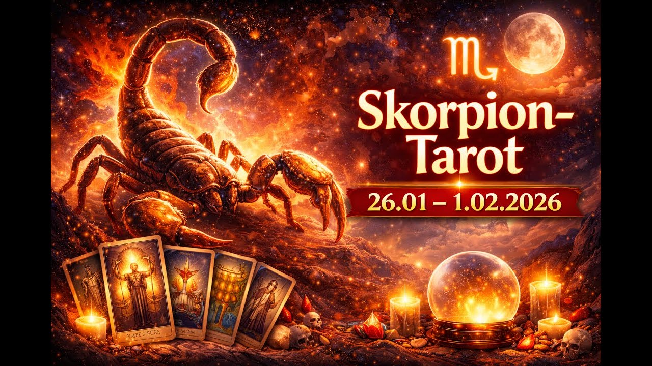 Skorpion ♏️ Tarot ♏️ Woche 26.01-1.02.2026 