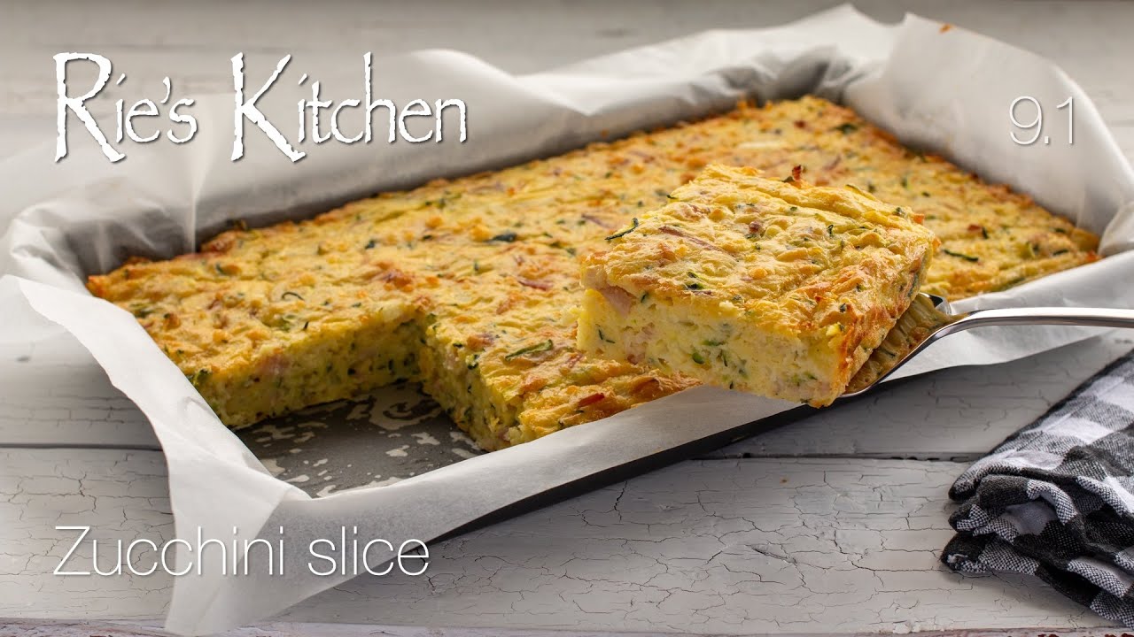 Zucchini slice