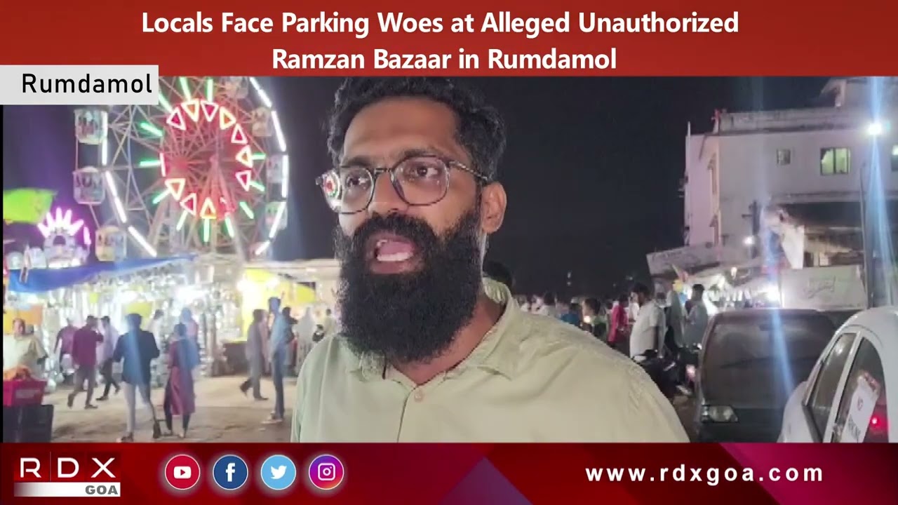 Locals Face Parking Woes at Alleged Unauthorized Ramzan Bazaar in Rumdamol